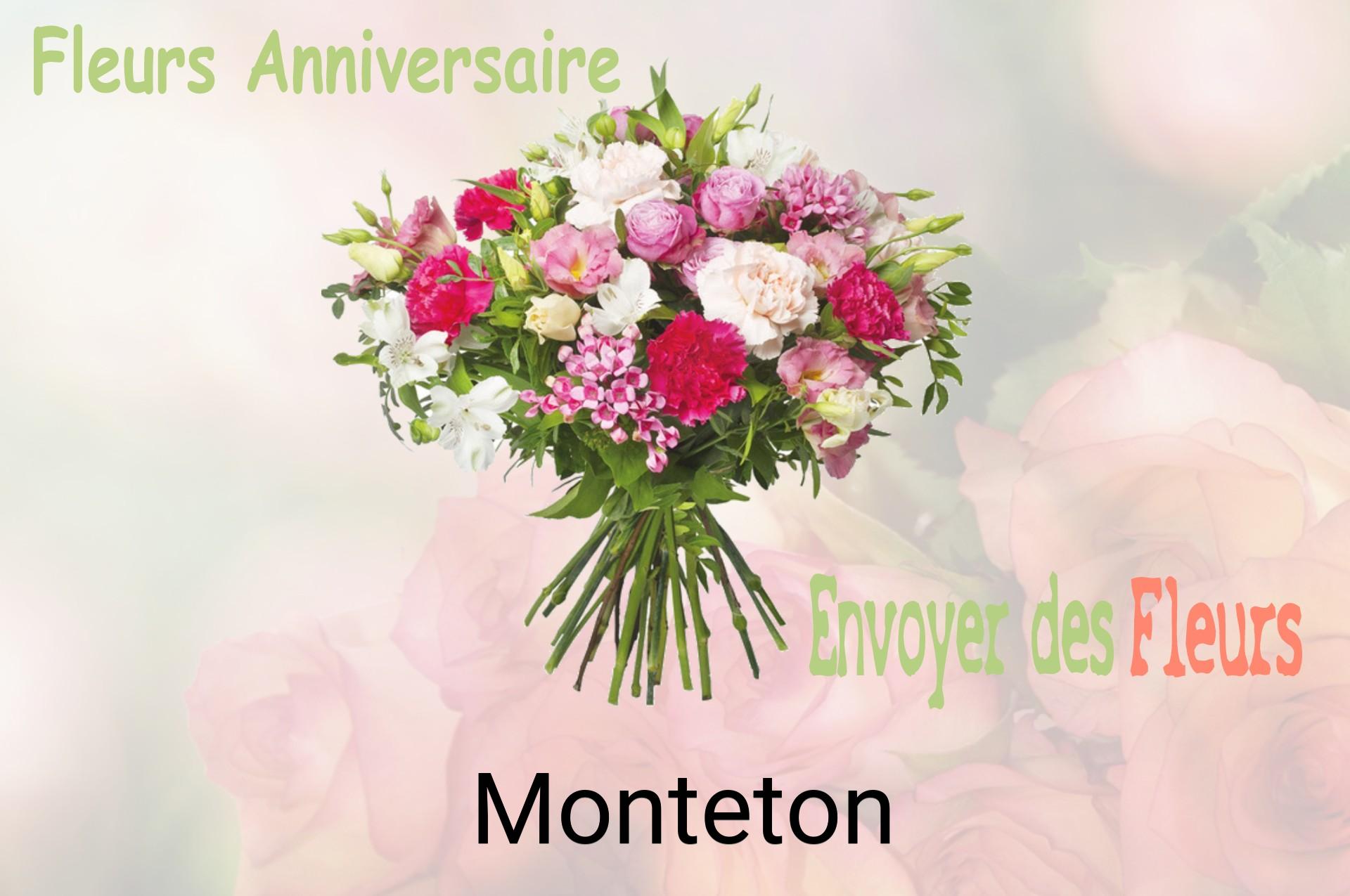 Bouquet de fleurs d’anniversaire livré à Monteton
